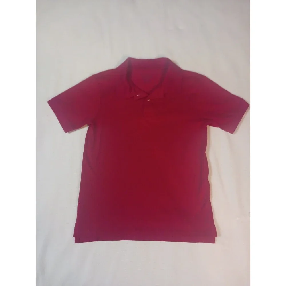 Boy’s The Children’s Place Red Uniform Soft Pique Polo Shirt Size Medium 7/8